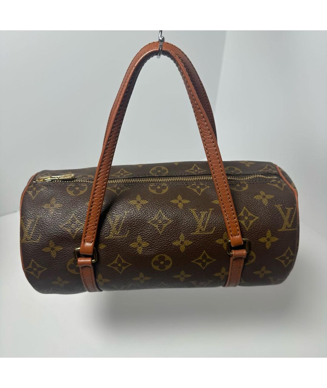 LOUIS VUITTON Коричневая сумка с короткими ручками, фото 2