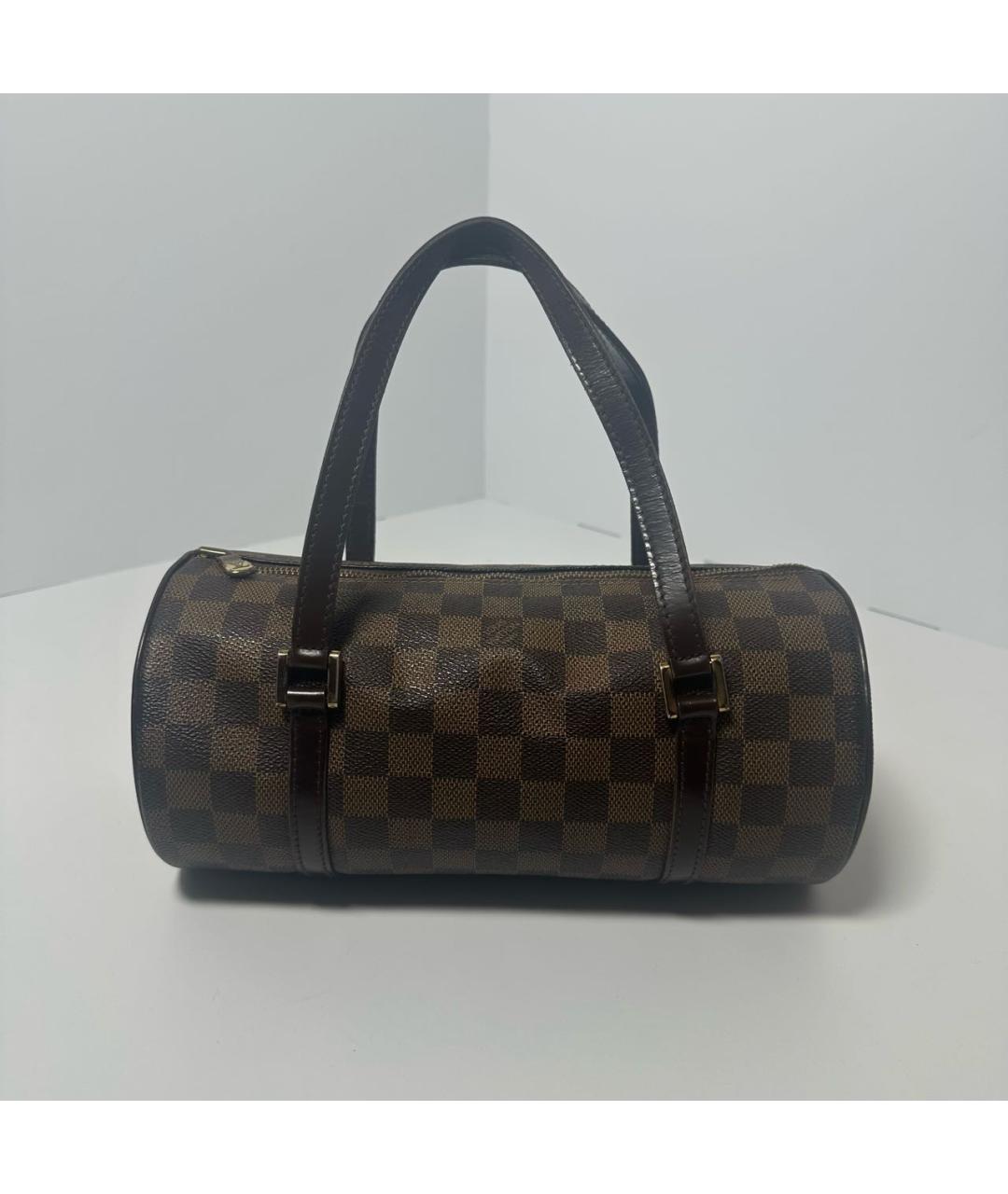 LOUIS VUITTON Коричневая сумка с короткими ручками, фото 2