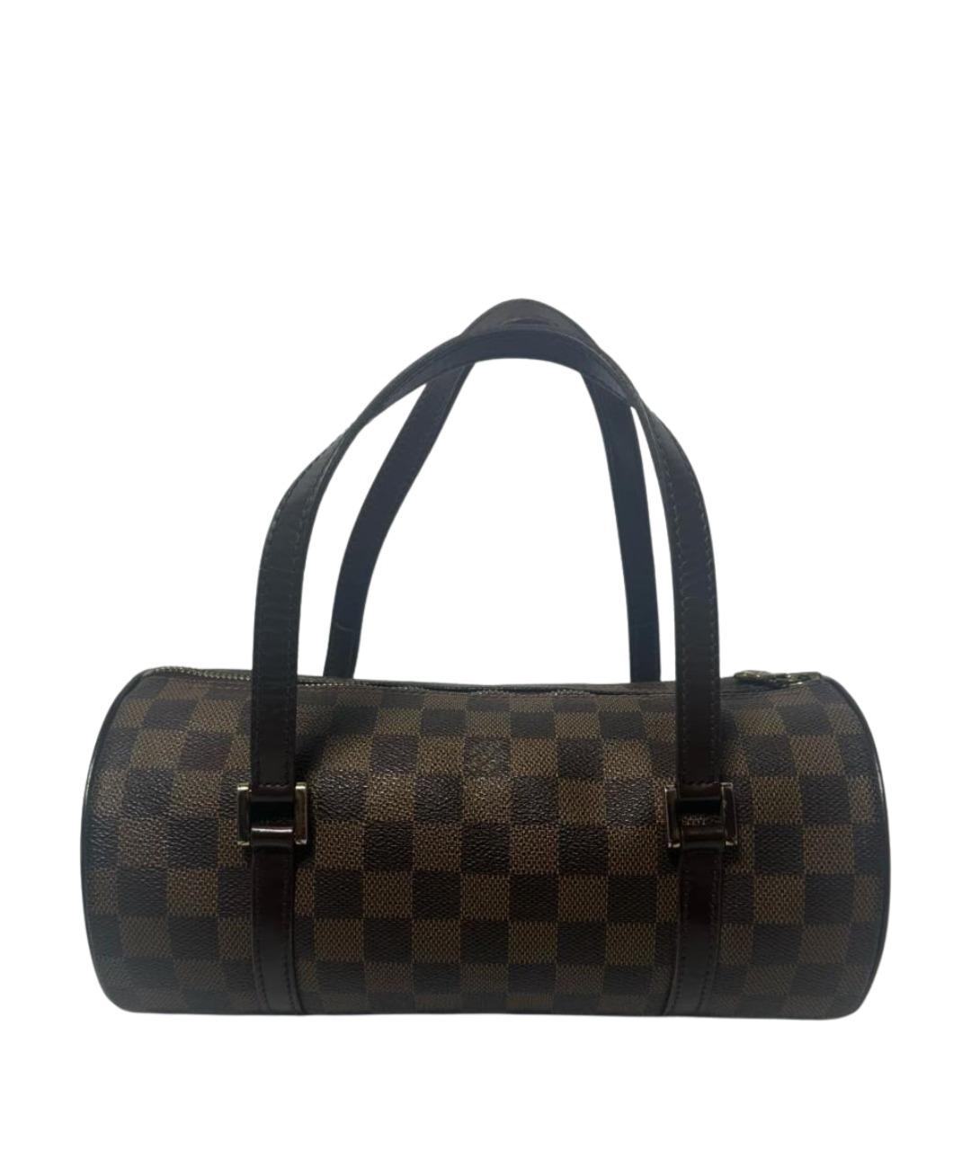 LOUIS VUITTON Коричневая сумка с короткими ручками, фото 1