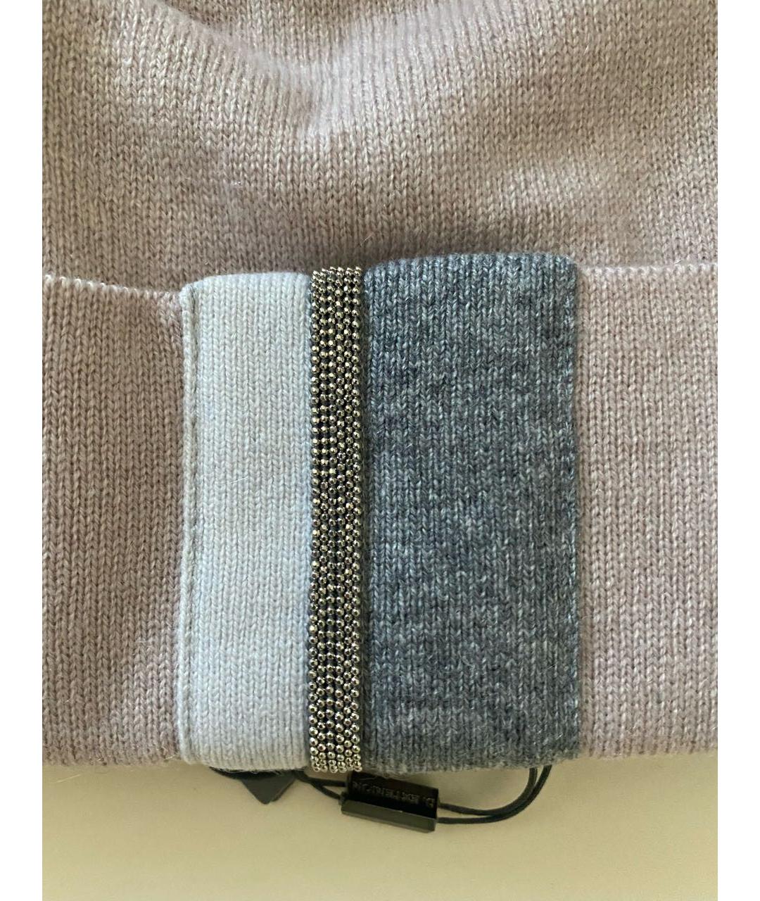 D.EXTERIOR Розовая кашемировая шапка, фото 7