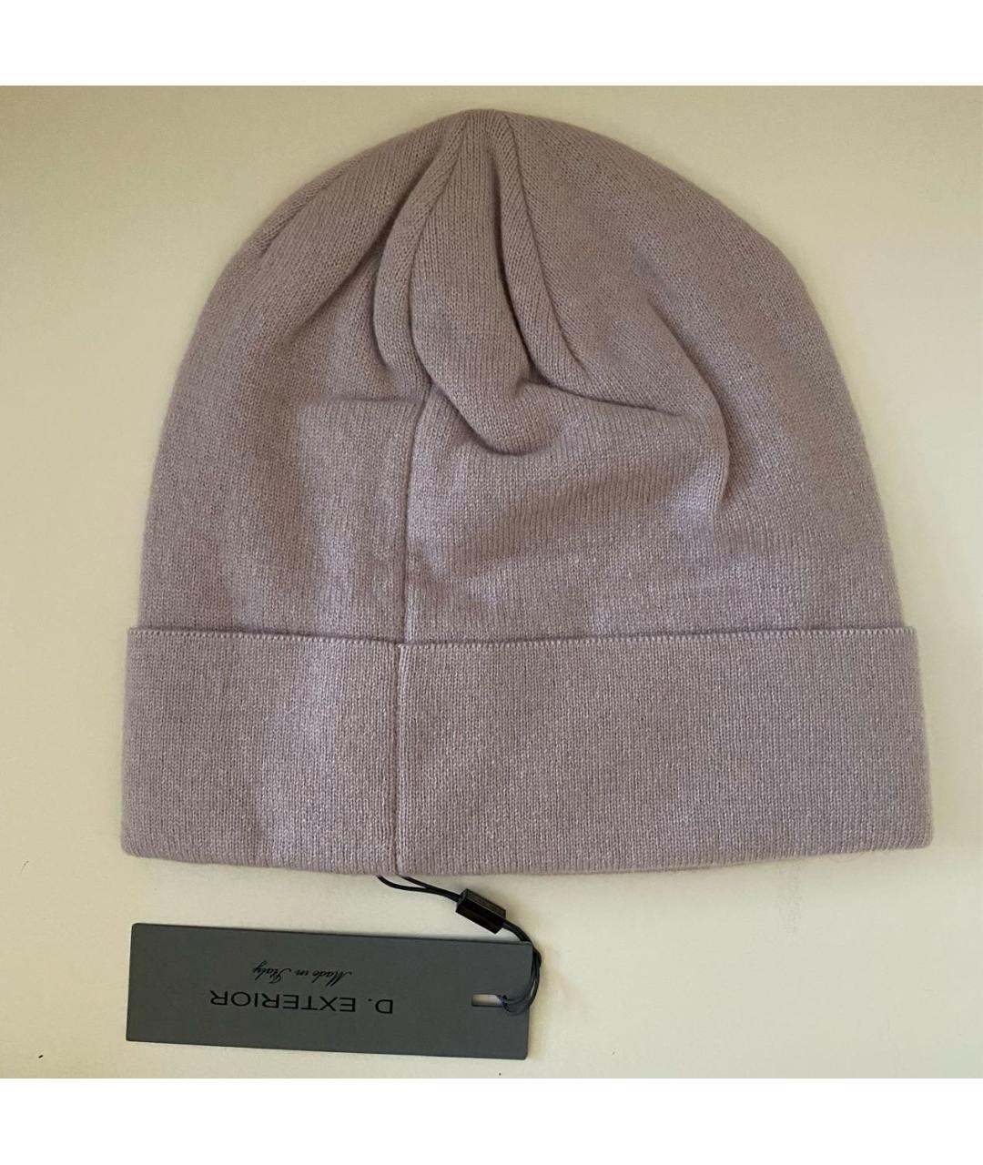 D.EXTERIOR Розовая кашемировая шапка, фото 5