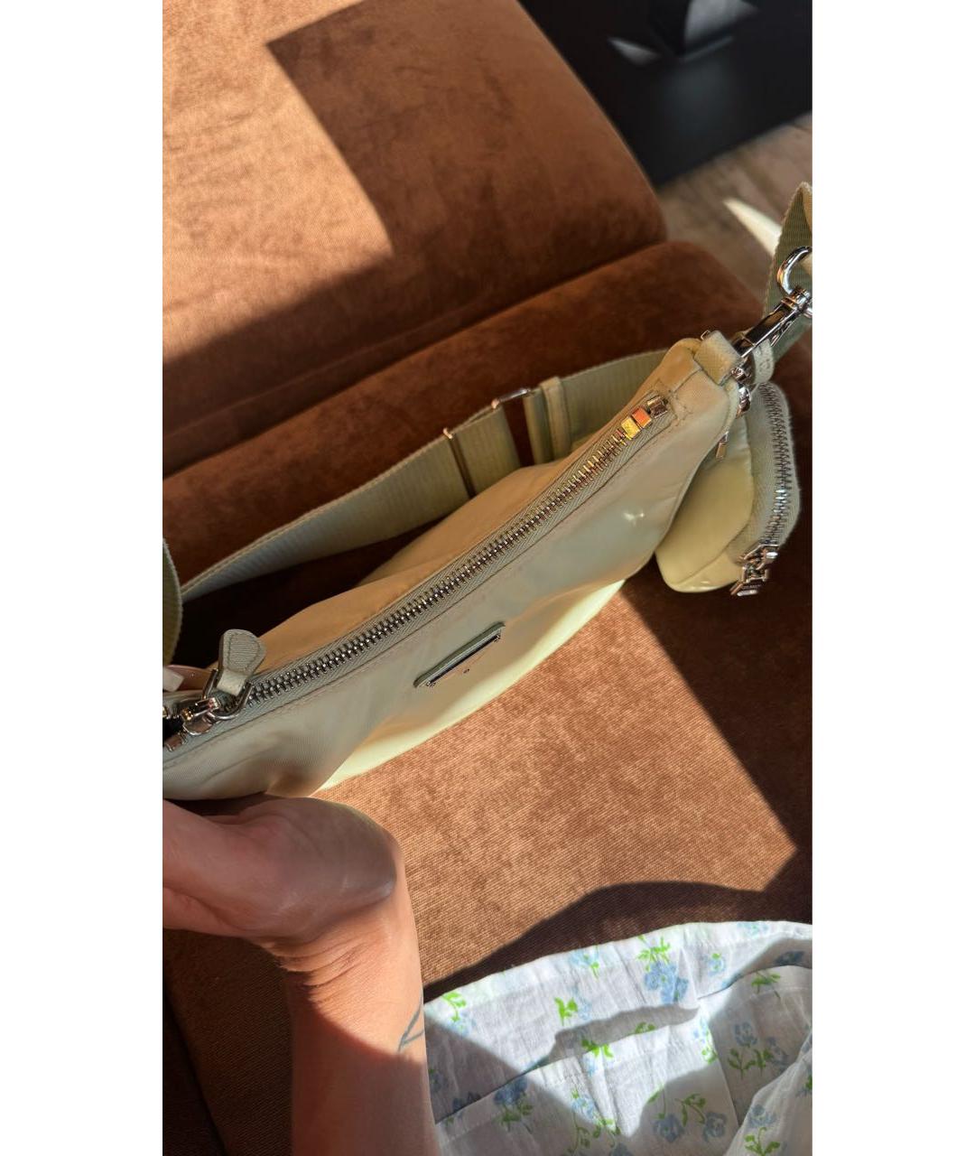 PRADA Салатовая сумка через плечо, фото 2