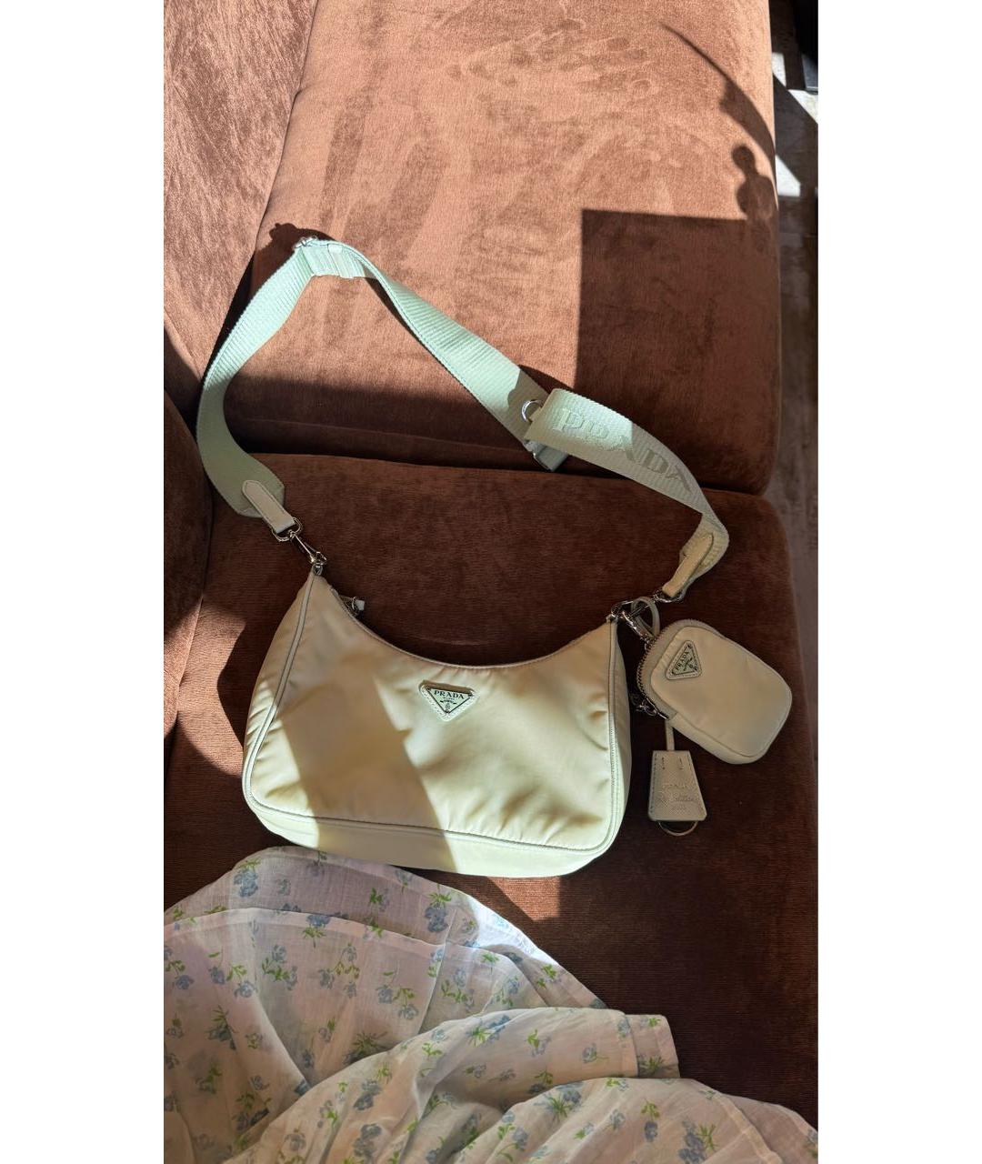 PRADA Салатовая сумка через плечо, фото 3