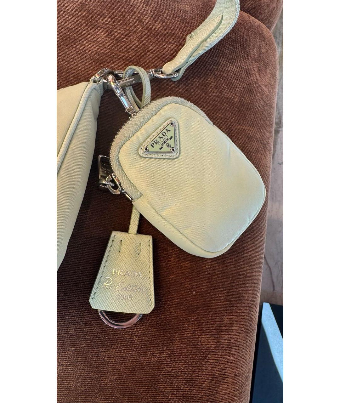 PRADA Салатовая сумка через плечо, фото 6