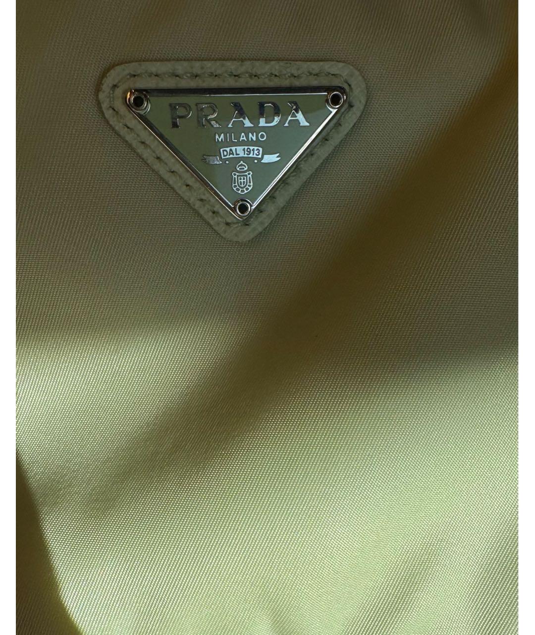 PRADA Салатовая сумка через плечо, фото 5