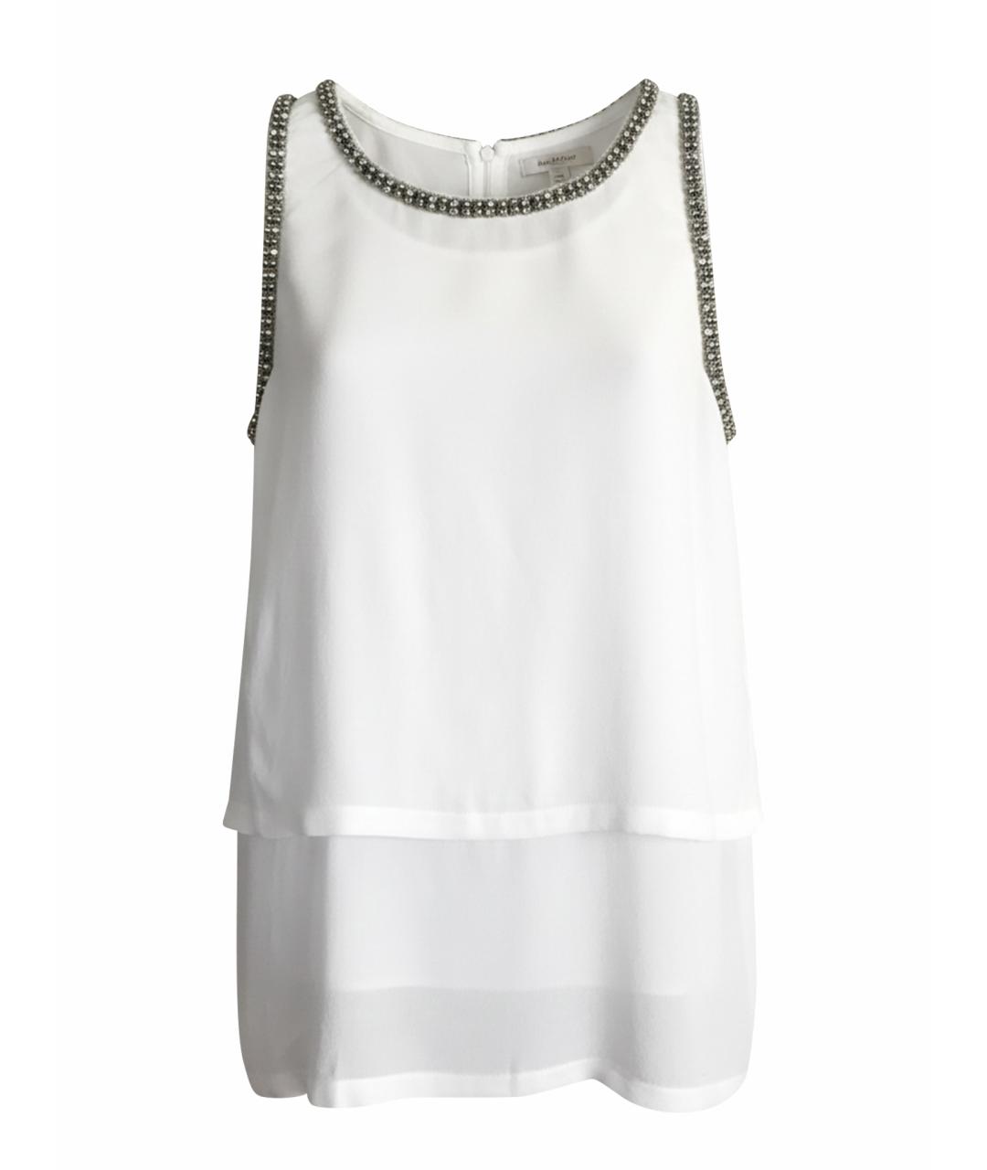 MAJE Белая вискозная майка, фото 1