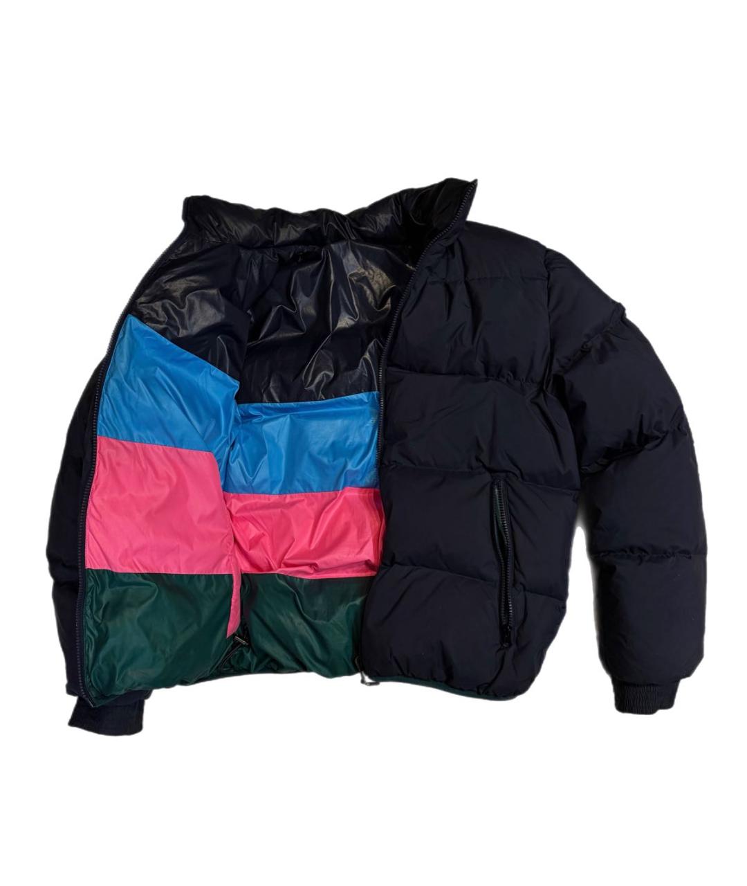 KENZO Темно-синий полиэстеровый пуховик, фото 3