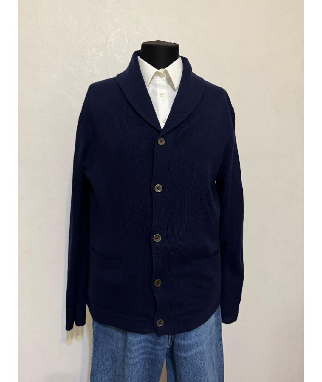 POLO RALPH LAUREN Темно-синий кашемировый кардиган, фото 9