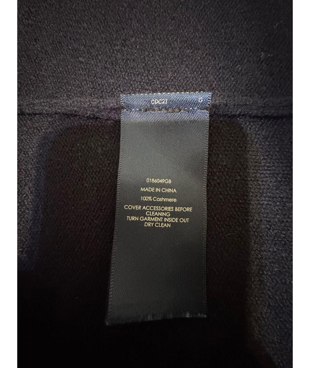 POLO RALPH LAUREN Темно-синий кашемировый кардиган, фото 7