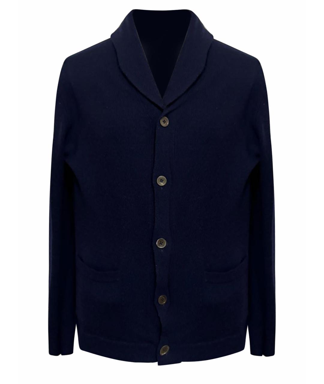 POLO RALPH LAUREN Темно-синий кашемировый кардиган, фото 1
