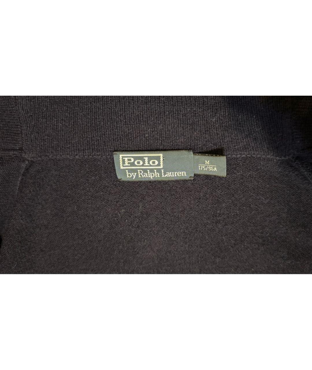 POLO RALPH LAUREN Темно-синий кашемировый кардиган, фото 3