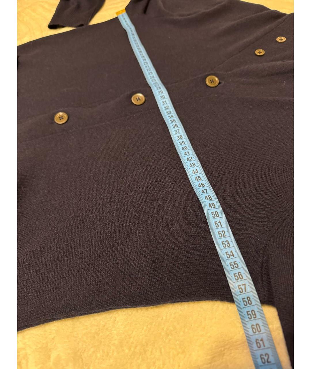 POLO RALPH LAUREN Темно-синий кашемировый кардиган, фото 5