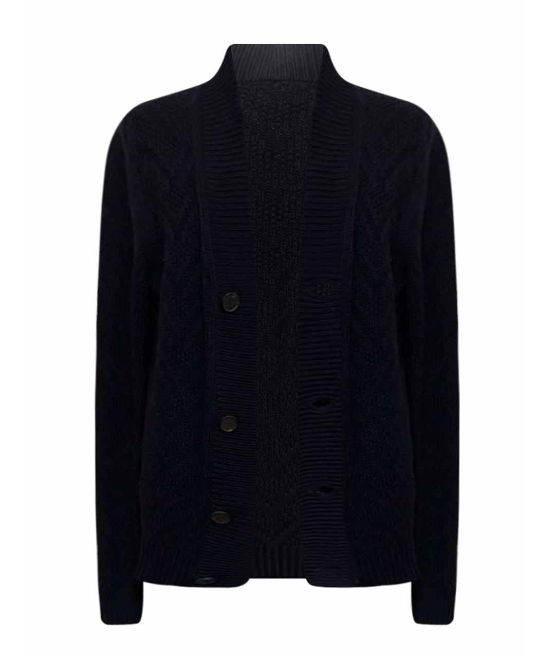THEORY Темно-синий шерстяной кардиган, фото 1