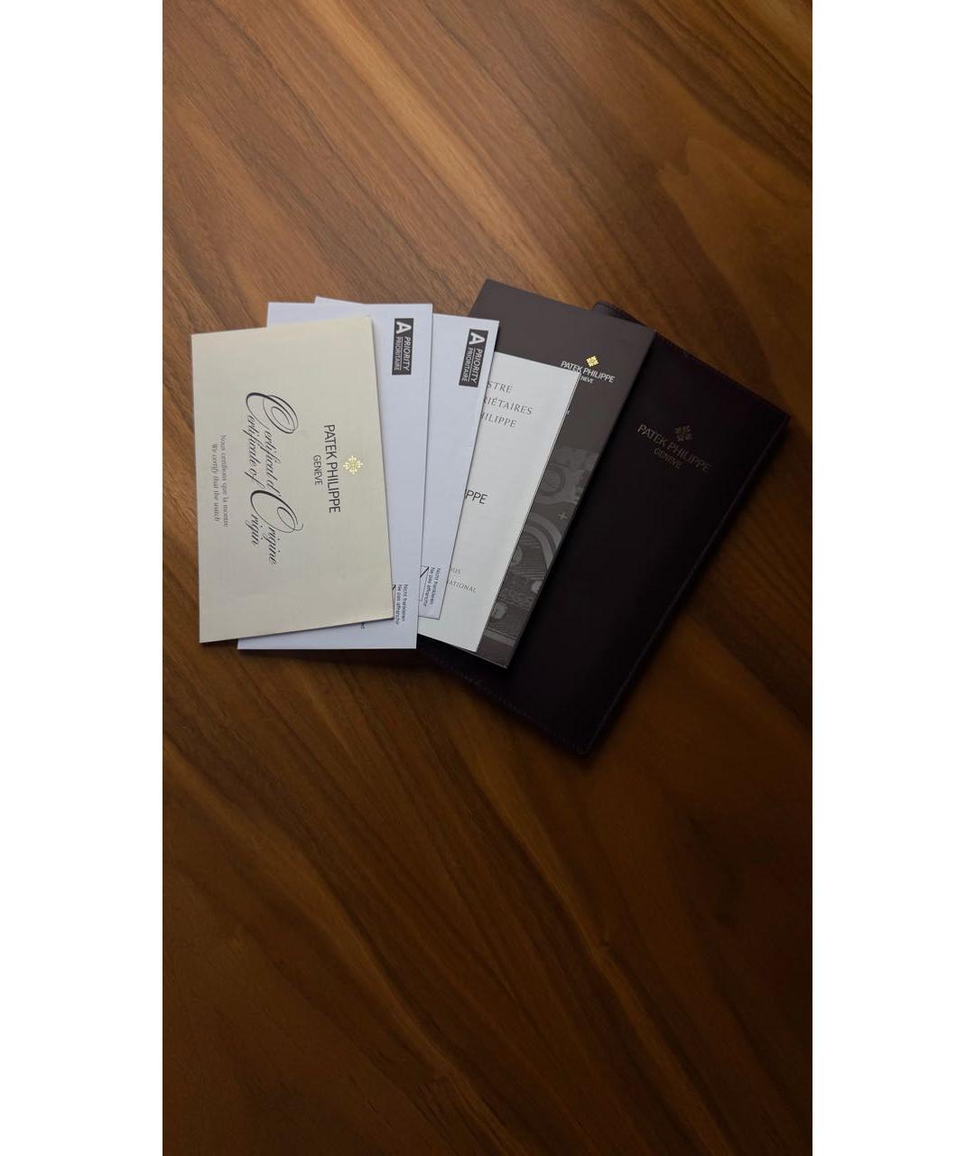 PATEK PHILIPPE Черные часы из желтого золота, фото 7