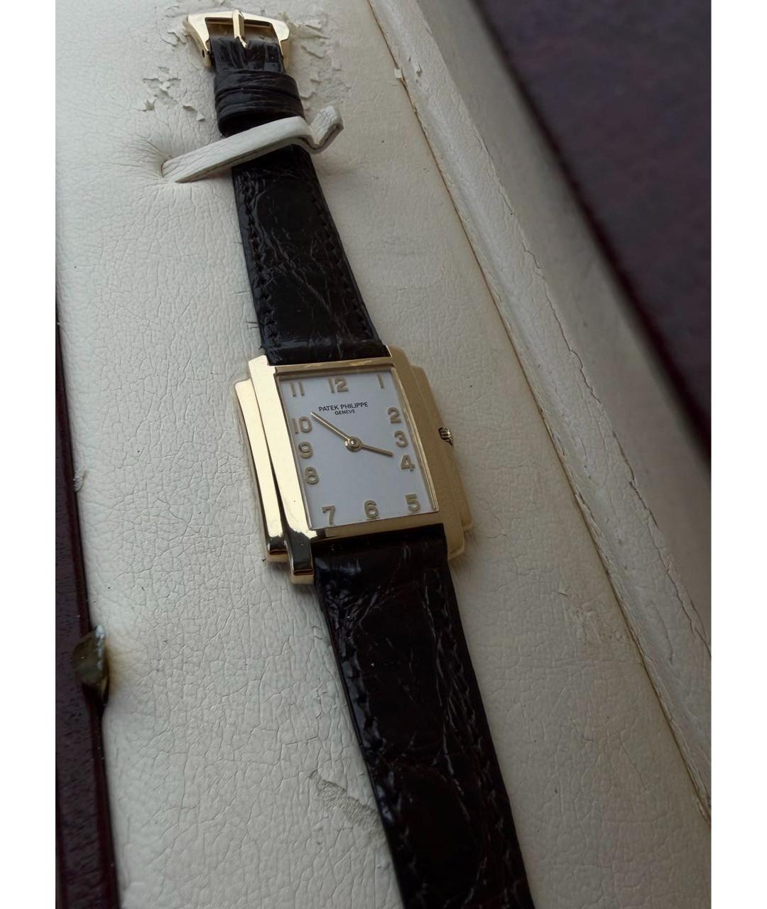 PATEK PHILIPPE Черные часы из желтого золота, фото 6