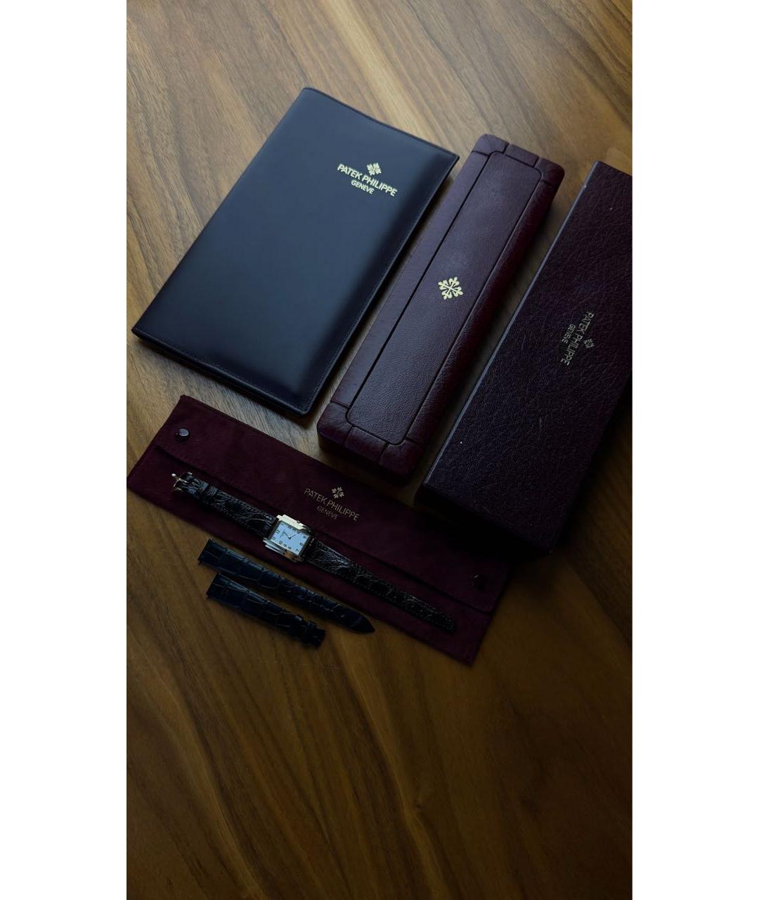 PATEK PHILIPPE Черные часы из желтого золота, фото 4