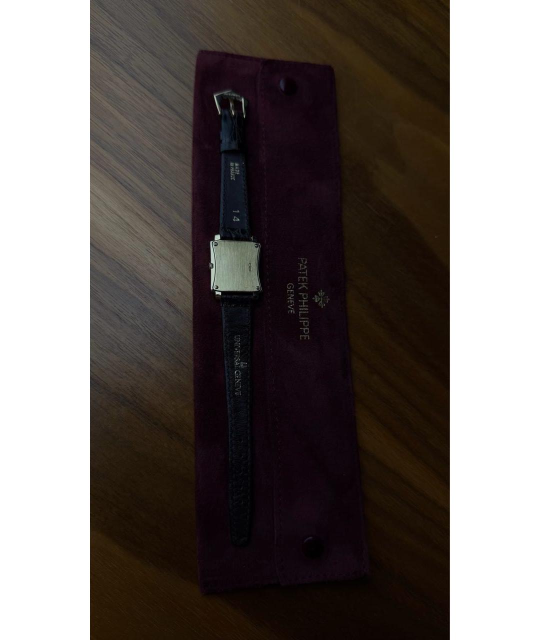 PATEK PHILIPPE Черные часы из желтого золота, фото 2