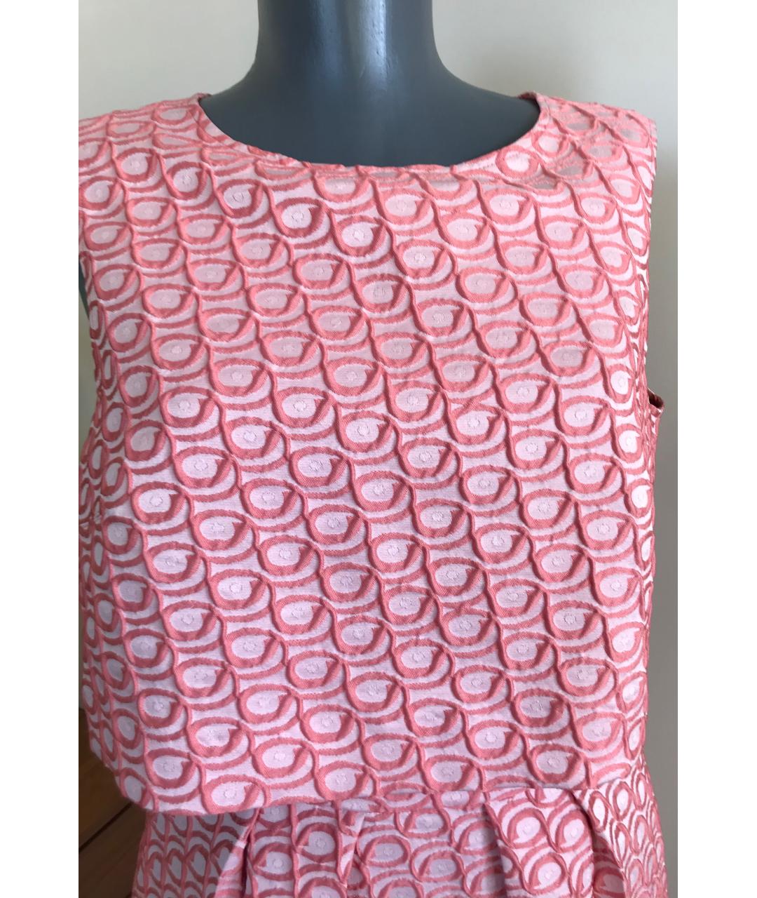 MAX&CO Розовое полиэстеровое коктейльное платье, фото 2