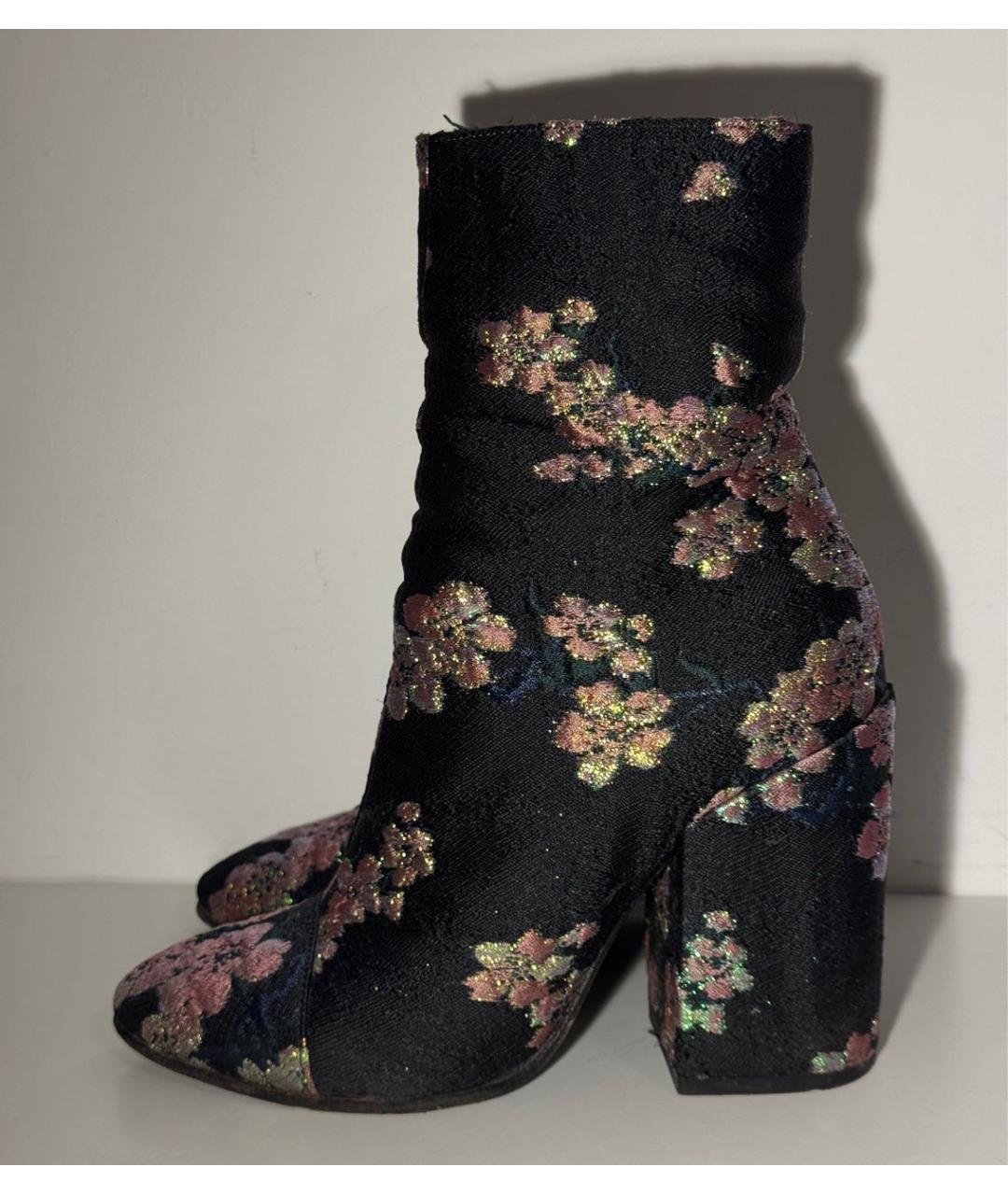 DRIES VAN NOTEN Мульти текстильные ботильоны, фото 8