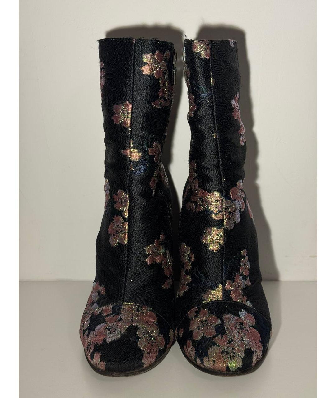 DRIES VAN NOTEN Мульти текстильные ботильоны, фото 2