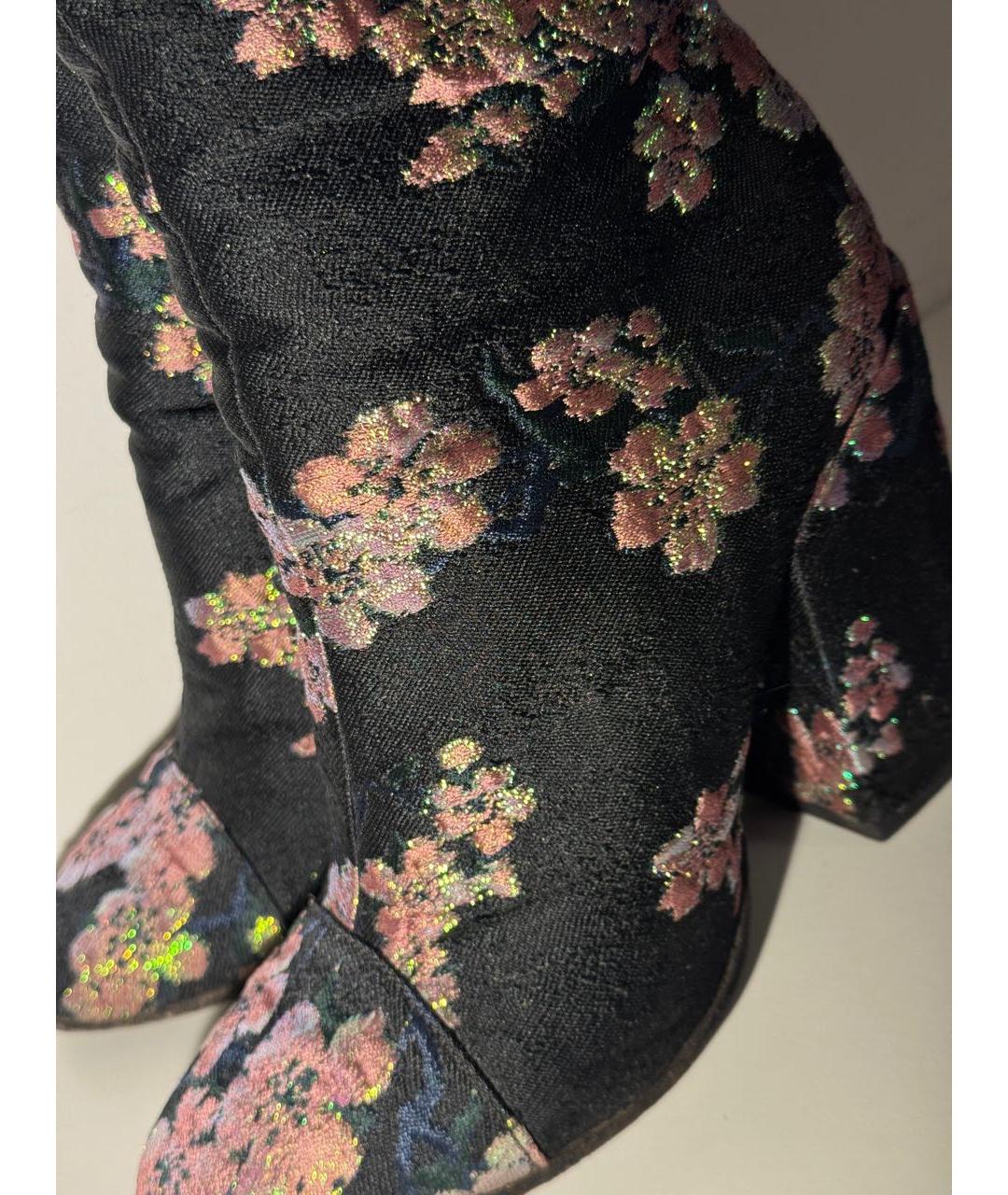 DRIES VAN NOTEN Мульти текстильные ботильоны, фото 3