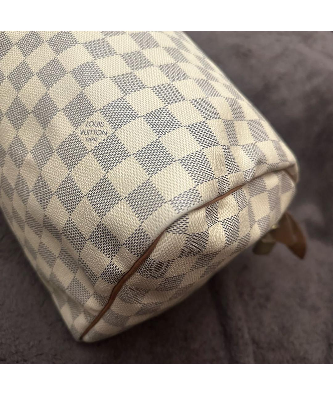 LOUIS VUITTON Бежевая дорожная/спортивная сумка, фото 7