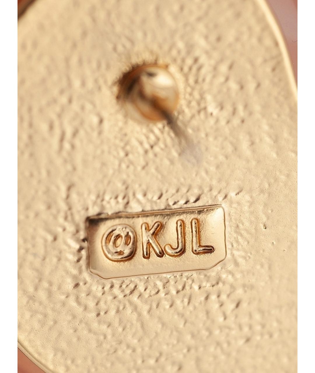 KENNETH JAY LANE Розовые серьги, фото 3