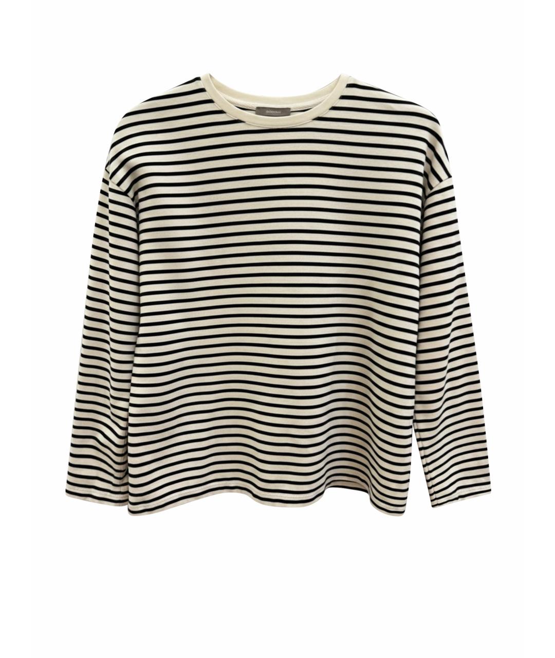 12 STOREEZ Белый хлопко-эластановый джемпер / свитер, фото 1