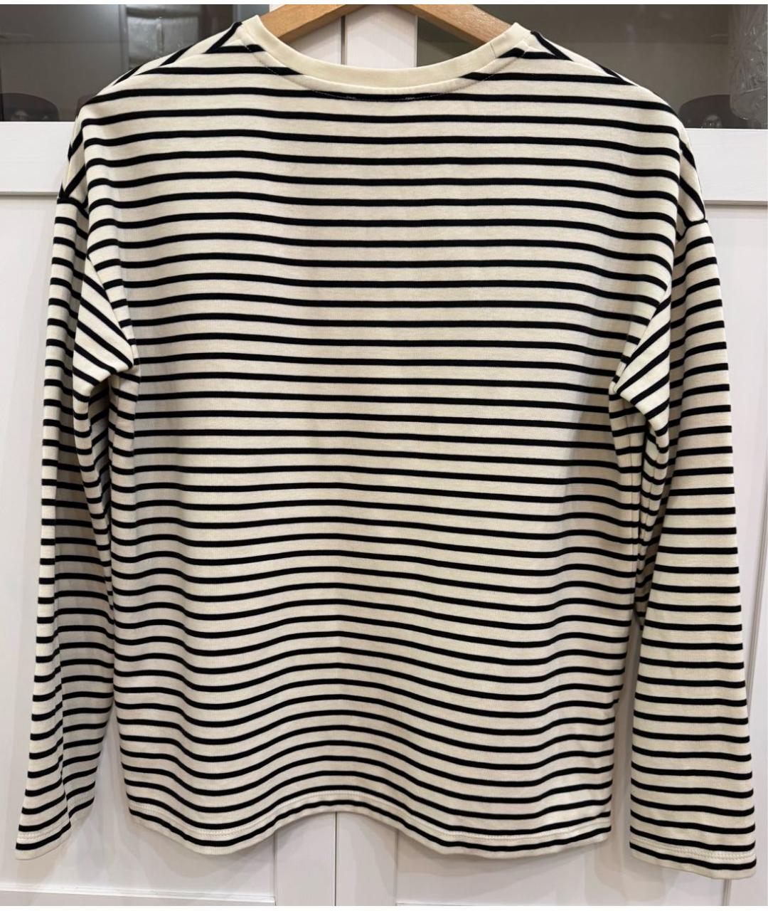 12 STOREEZ Белый хлопко-эластановый джемпер / свитер, фото 2