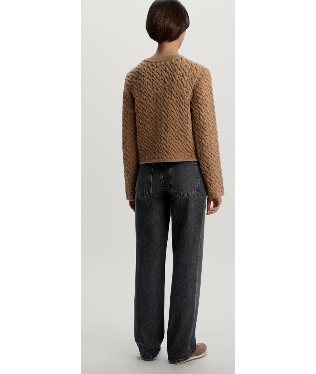 12 STOREEZ Антрацитовые хлопковые прямые джинсы, фото 6