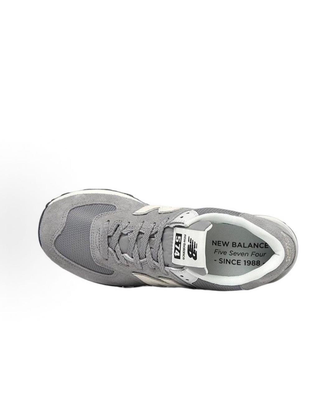 NEW BALANCE Серые замшевые кеды, фото 3