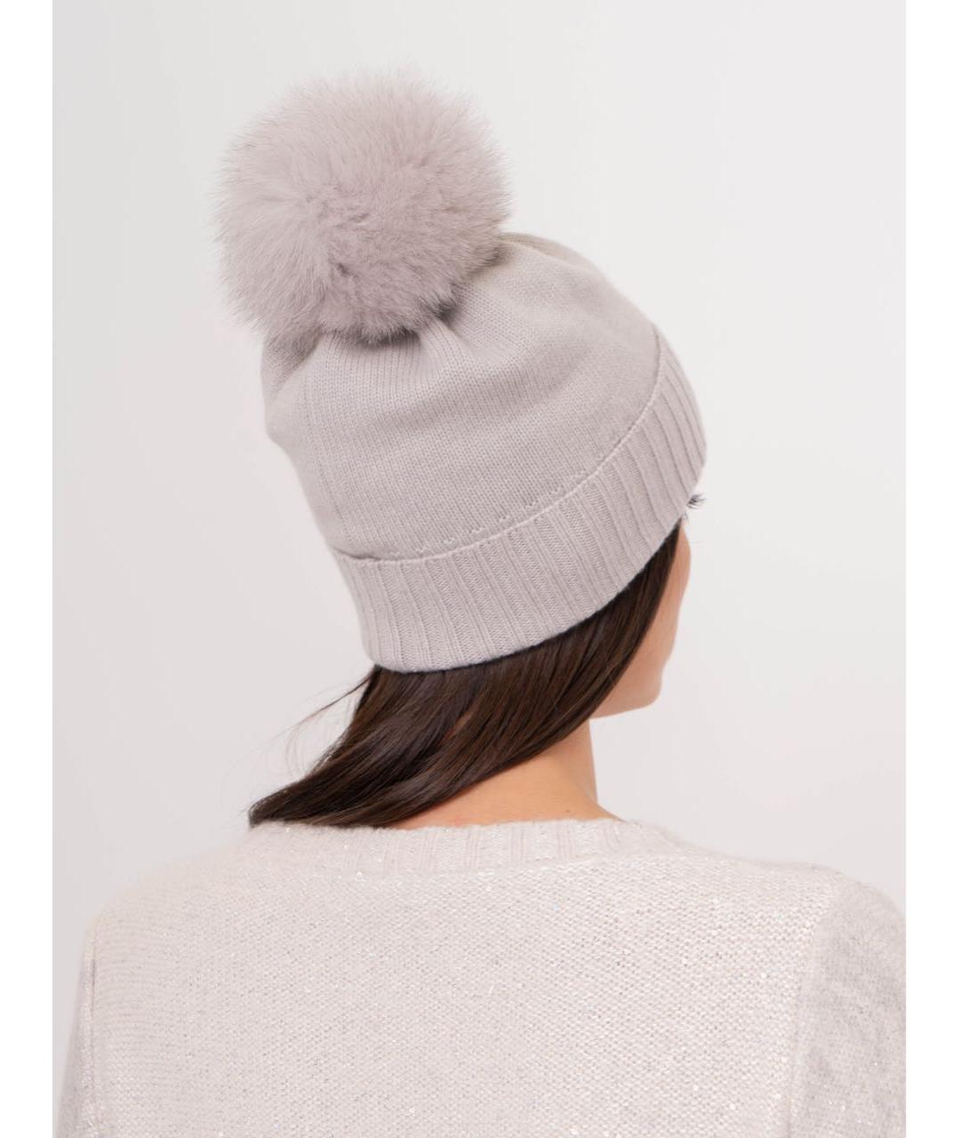 D.EXTERIOR Бежевая шерстяная шапка, фото 4