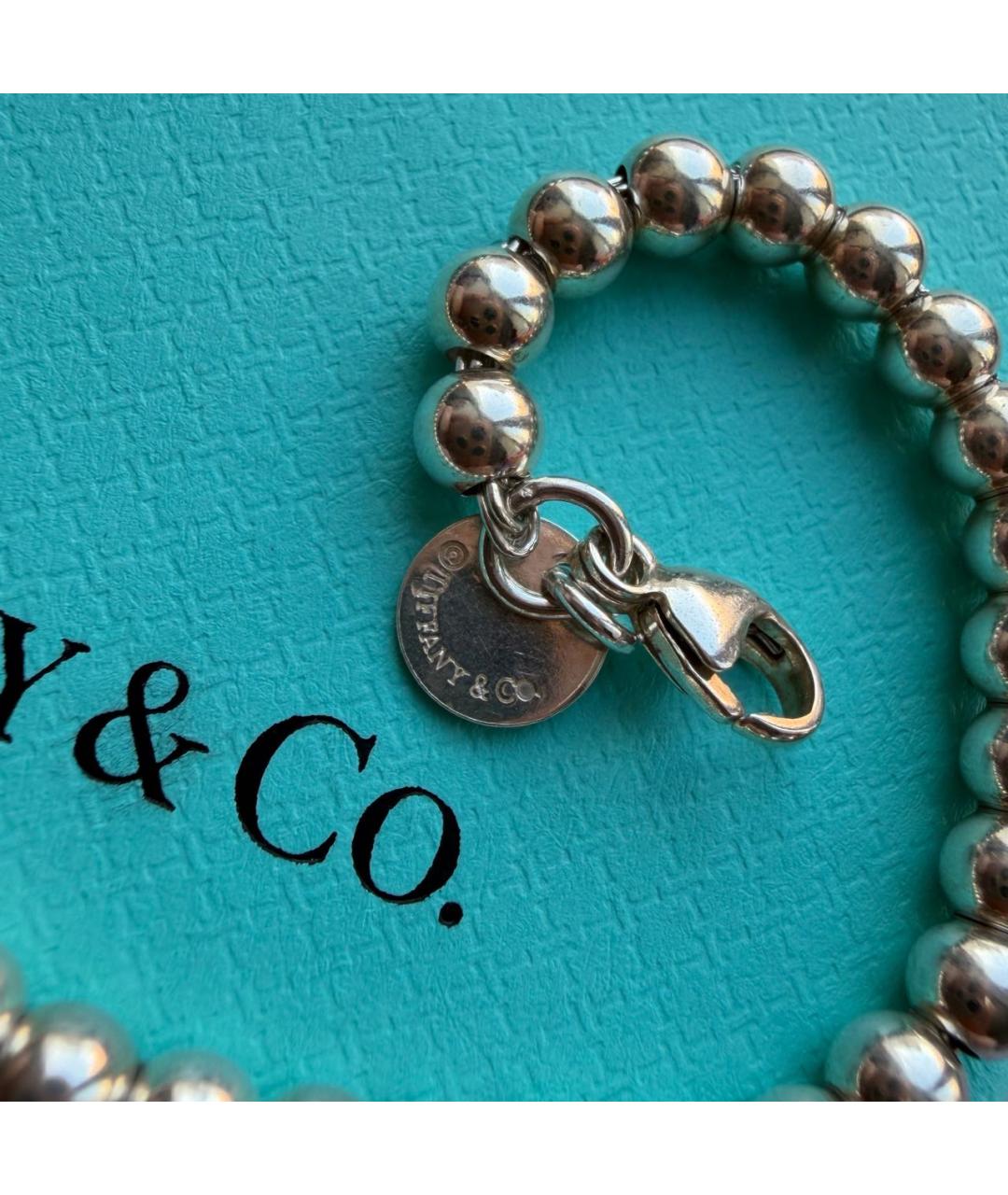 TIFFANY&CO Серебрянный серебряный браслет, фото 5
