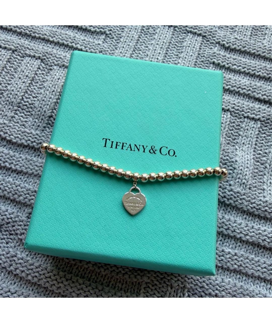 TIFFANY&CO Серебрянный серебряный браслет, фото 6