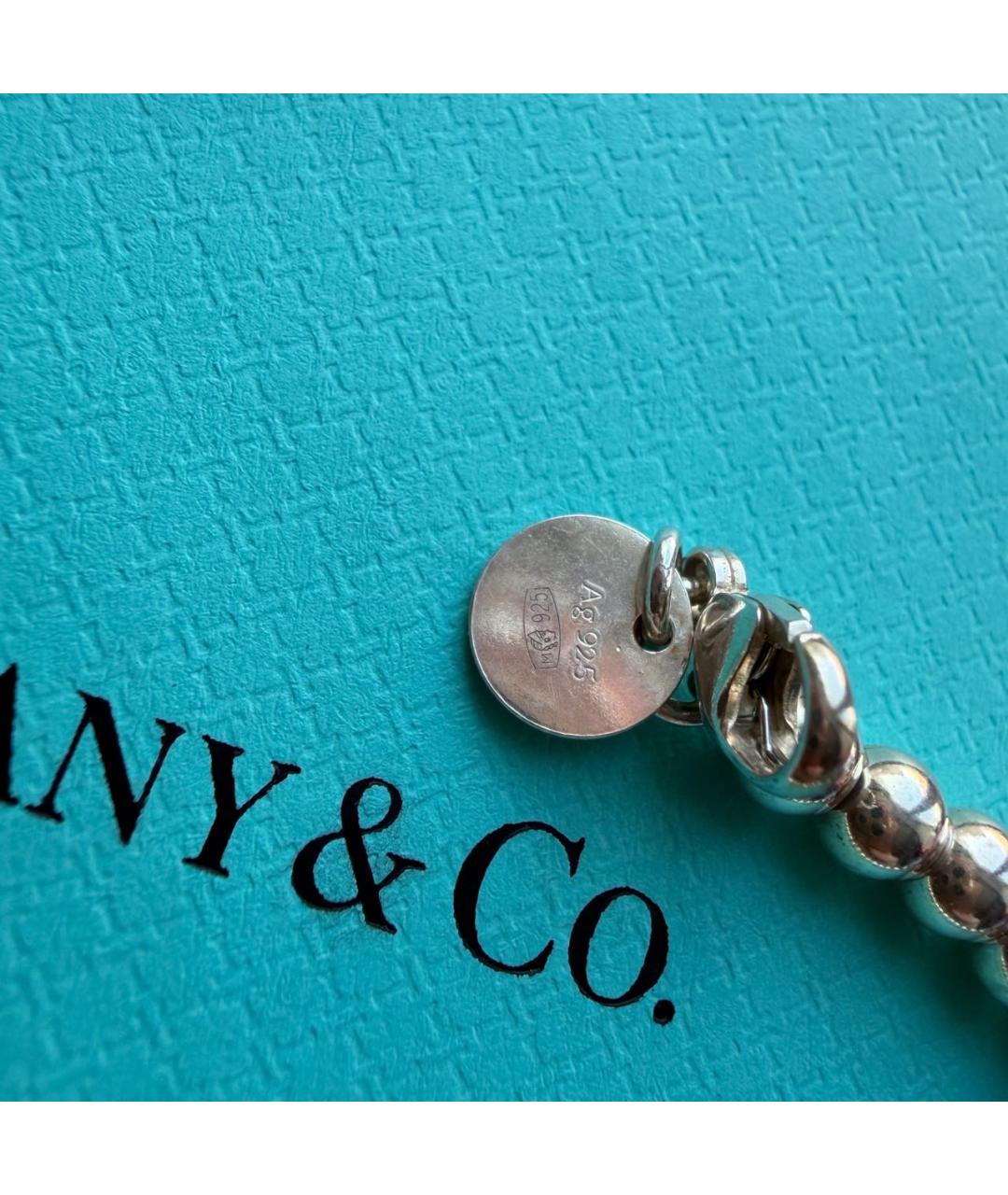 TIFFANY&CO Серебрянный серебряный браслет, фото 4