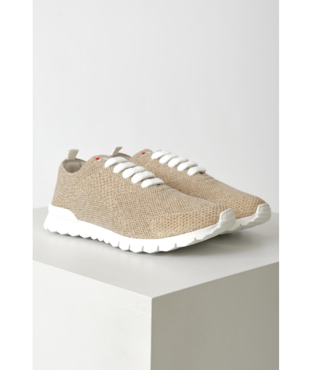 KITON Бежевые кроссовки, фото 2