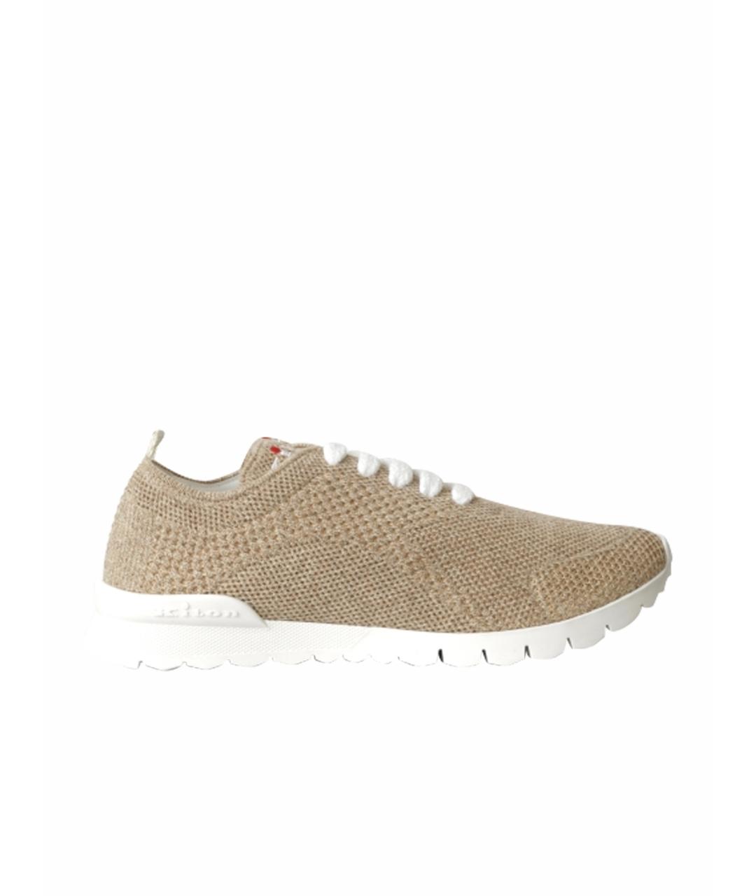 KITON Бежевые кроссовки, фото 1