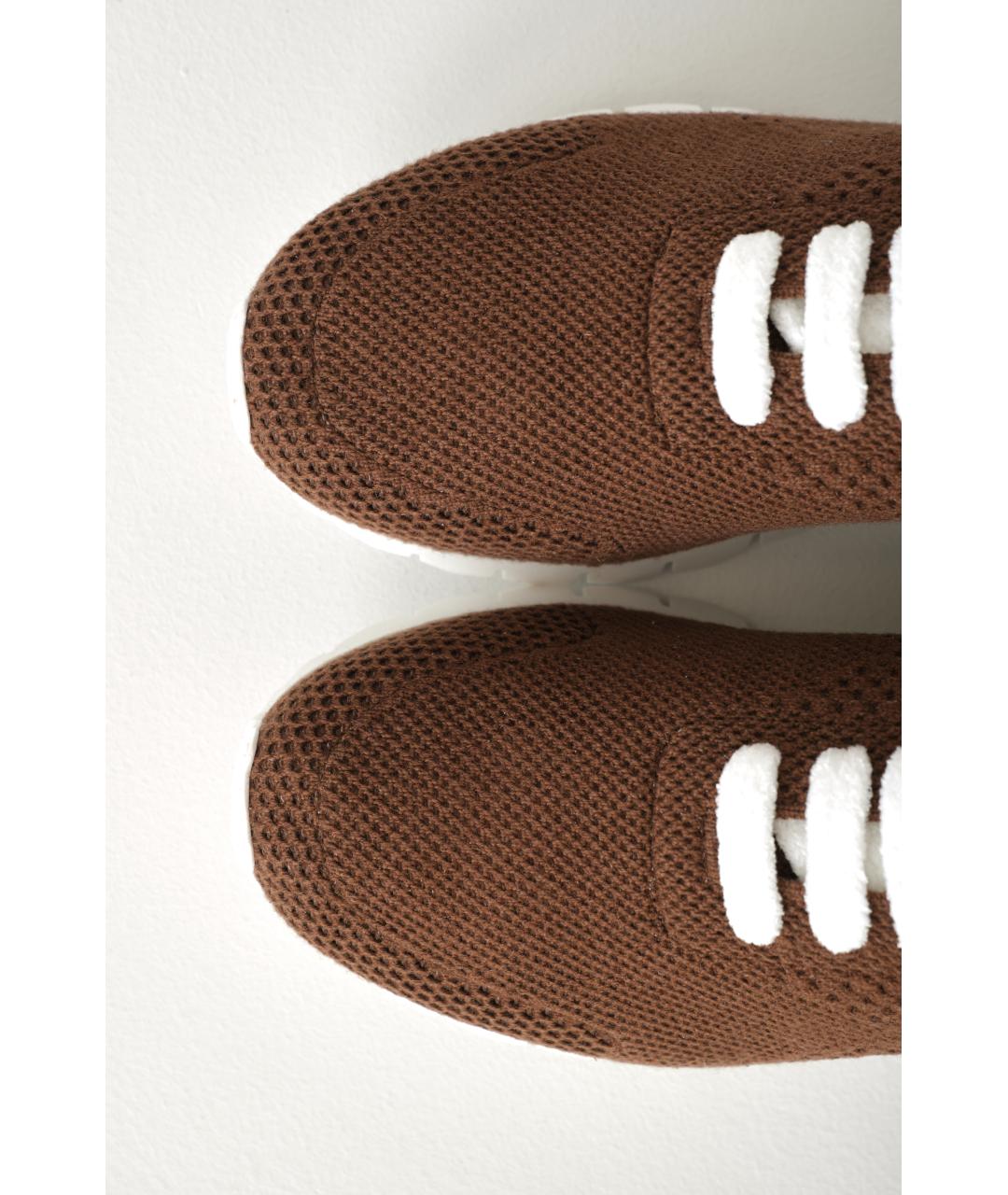 KITON Коричневые кроссовки, фото 5