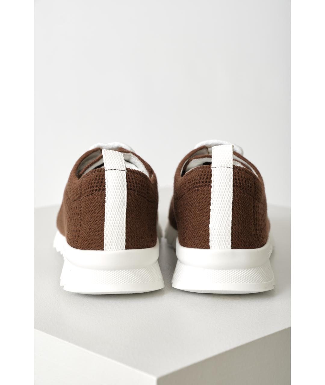 KITON Коричневые кроссовки, фото 2