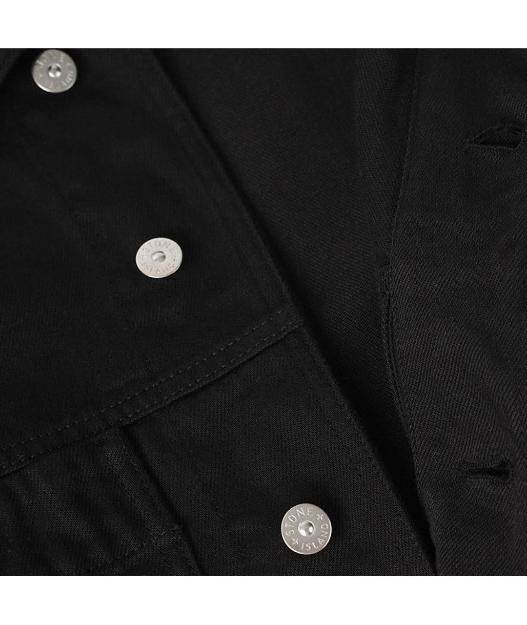 STONE ISLAND Черная деним куртка, фото 4