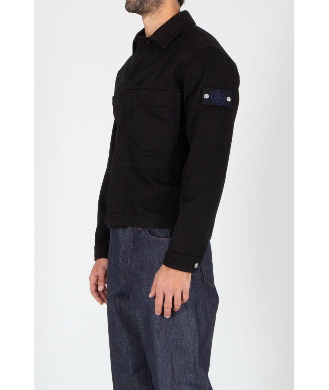 STONE ISLAND Черная деним куртка, фото 8