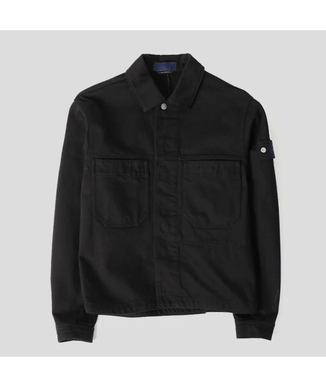 STONE ISLAND Черная деним куртка, фото 9