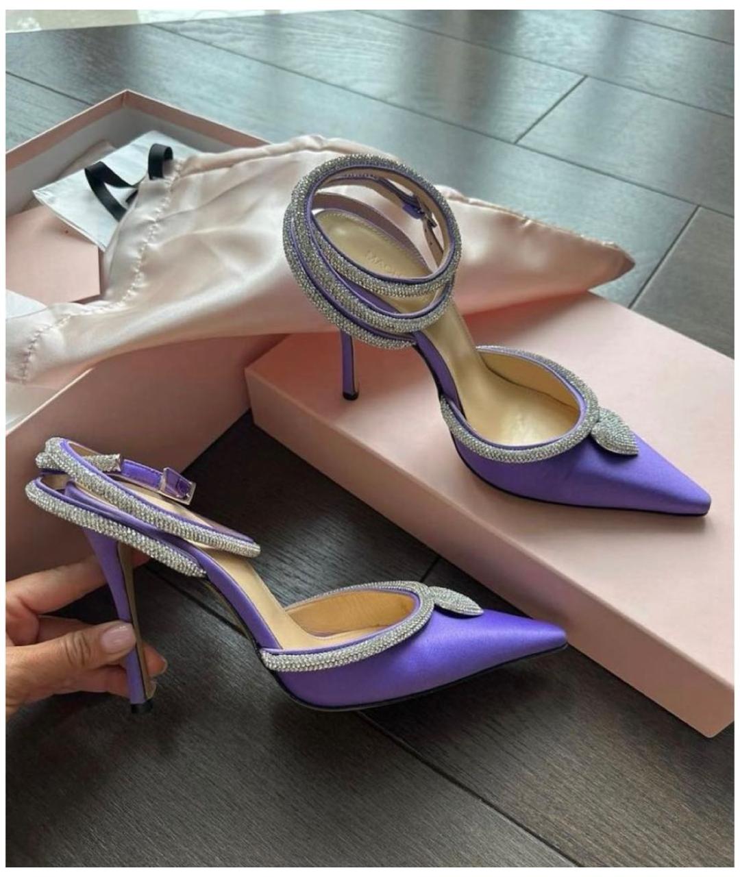 MACH&MACH Фиолетовые текстильные туфли, фото 5