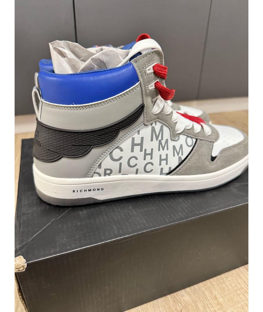 JOHN RICHMOND Мульти высокие кроссовки / кеды из искусственной кожи, фото 7