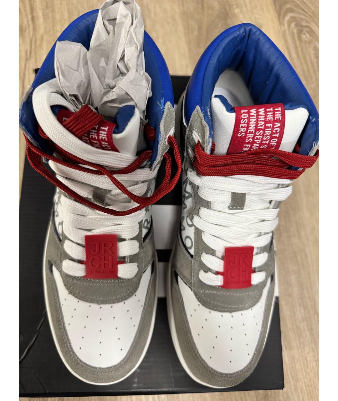 JOHN RICHMOND Мульти высокие кроссовки / кеды из искусственной кожи, фото 3