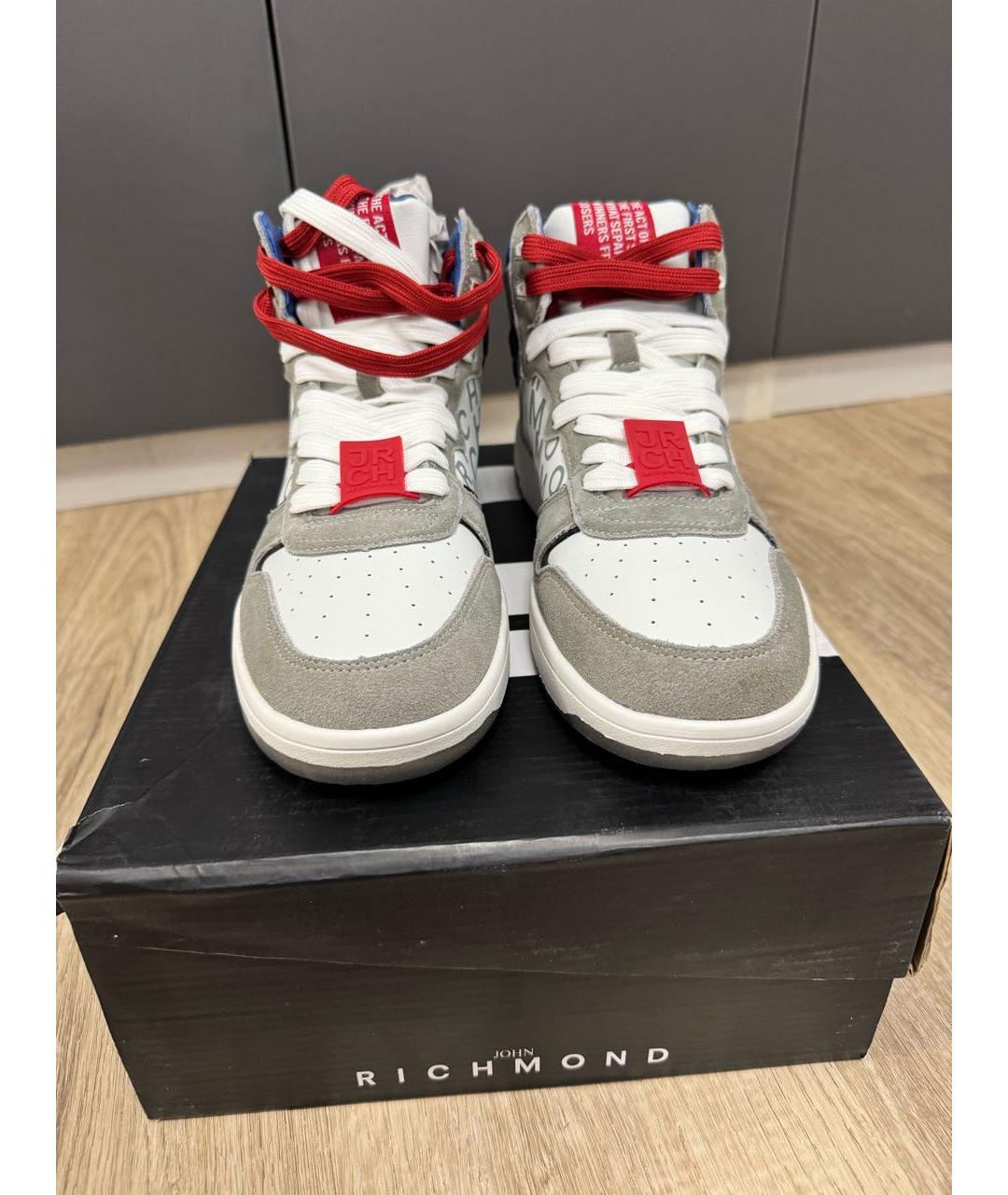JOHN RICHMOND Мульти высокие кроссовки / кеды из искусственной кожи, фото 2