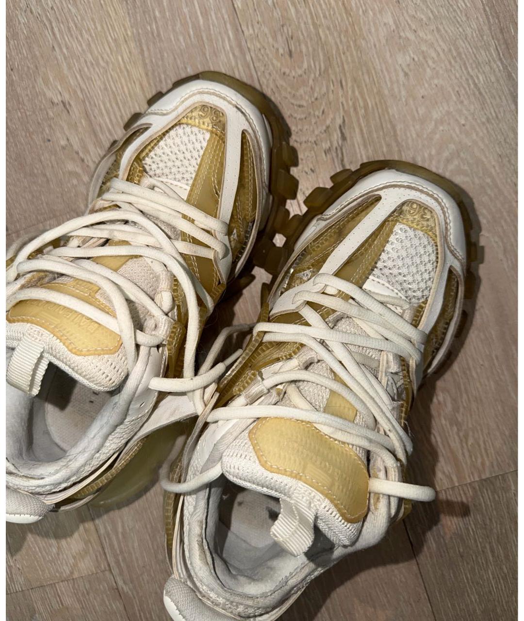 BALENCIAGA Белые резиновые кроссовки, фото 3