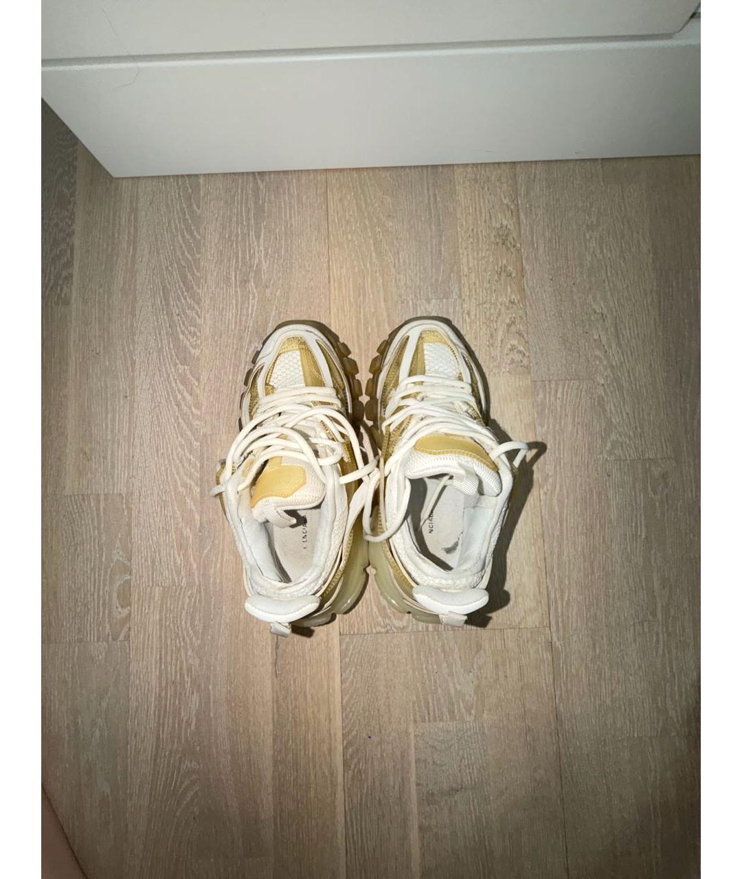 BALENCIAGA Белые резиновые кроссовки, фото 3