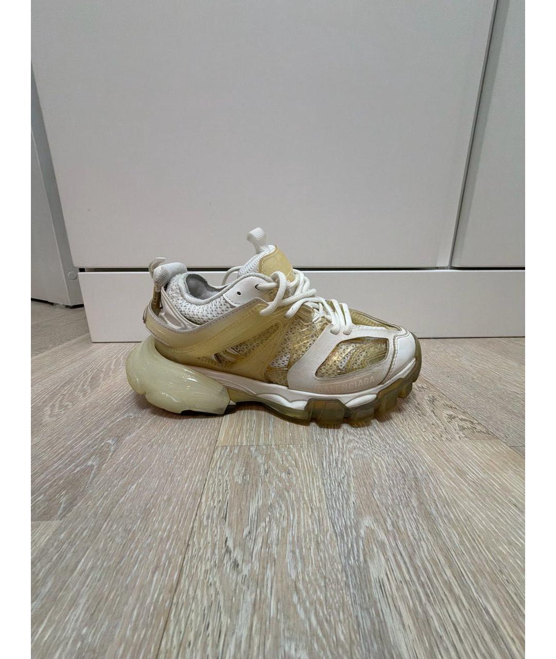 BALENCIAGA Белые резиновые кроссовки, фото 5