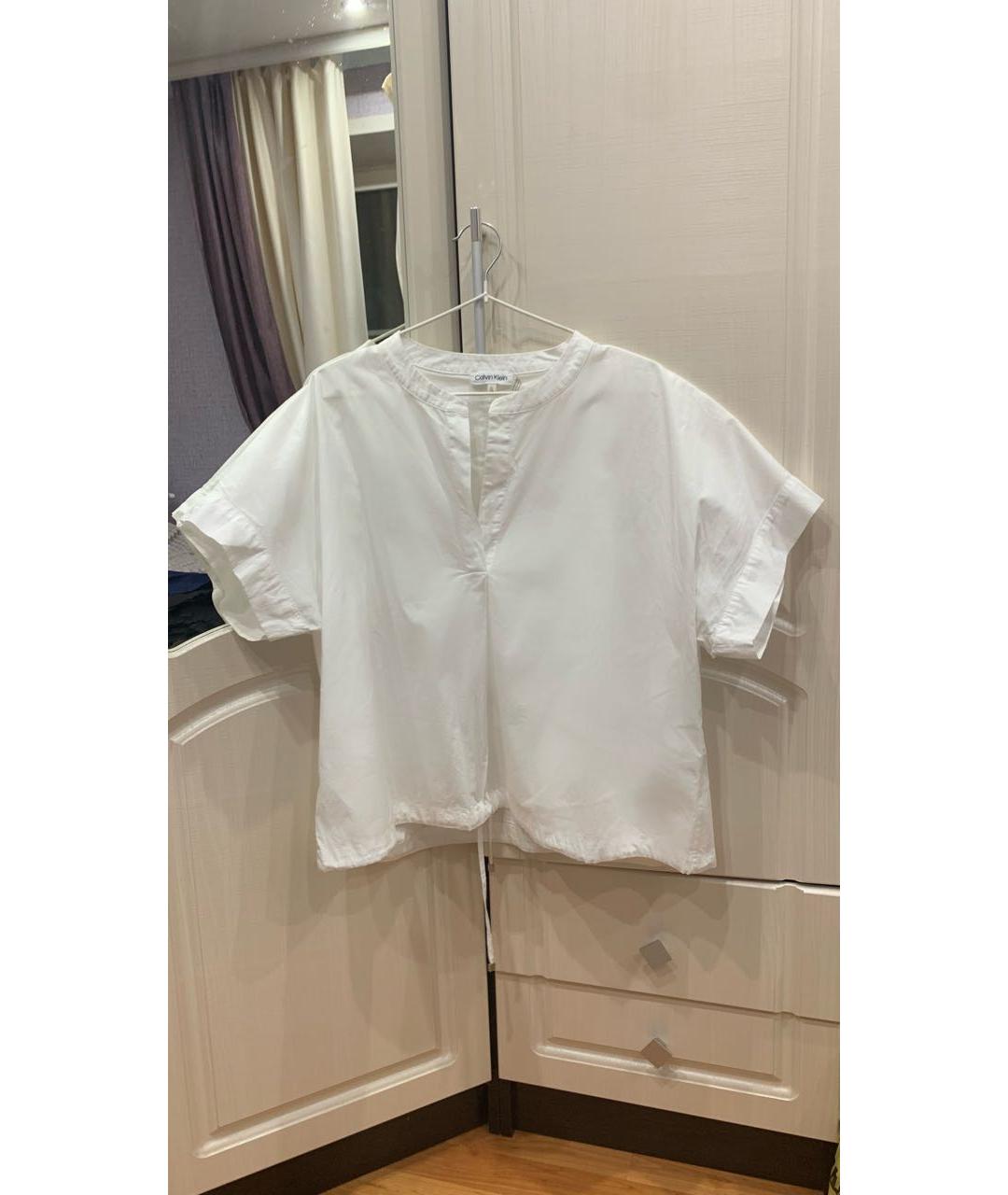 CALVIN KLEIN Белая льняная рубашка, фото 5
